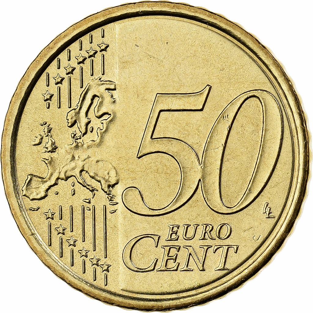 Italy, 50 Euro Cent, 2008, Rome, Nordic gold, MS(60-62)