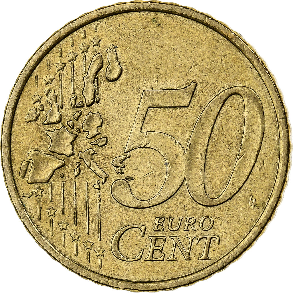 Francia, 50 Euro Cent, 2000, Paris, Nordic gold, EBC+