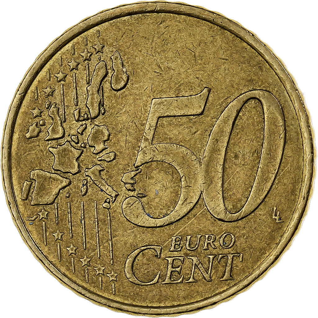 Francia, 50 Euro Cent, 2001, Paris, Nordic gold, EBC+