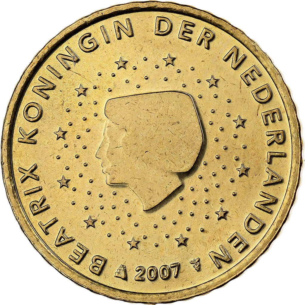 Niederlande, 50 Euro Cent, 2007, Utrecht, Nordic gold, VZ+