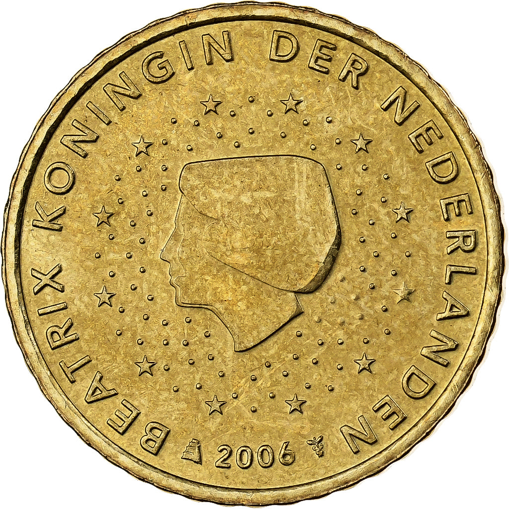 Países Bajos, 50 Euro Cent, 2006, Utrecht, Nordic gold, EBC+