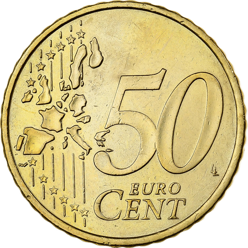 Portugal, 50 Euro Cent, 2002, Lisbon, Nordic gold, PR+