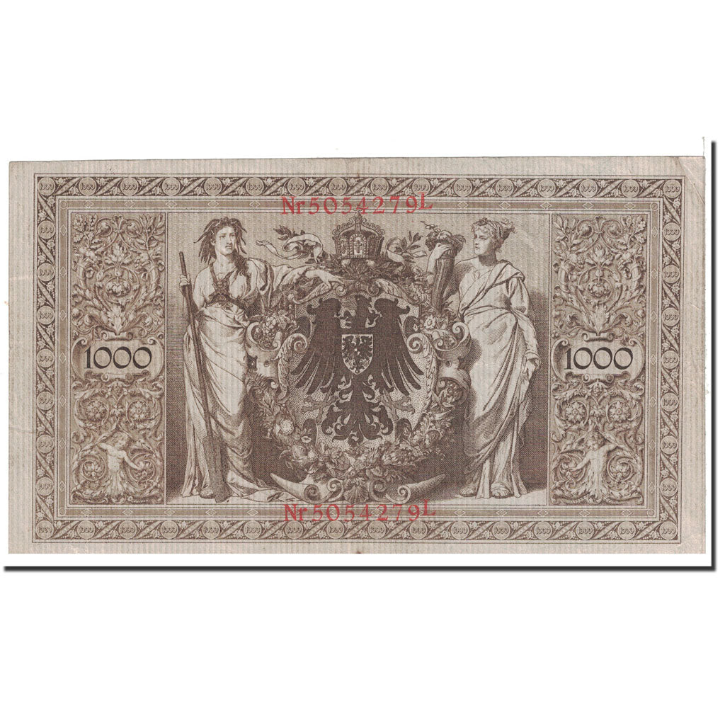 Banconote, Germania, 1000 Mark, 1910, 1910-04-21, KM:44b, BB