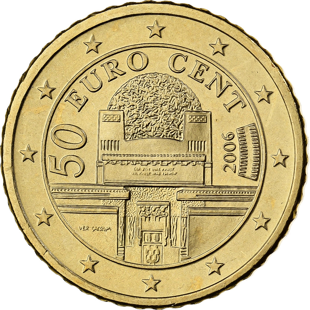 Austria, 50 Euro Cent, 2006, Vienna, Nordic gold, SPL