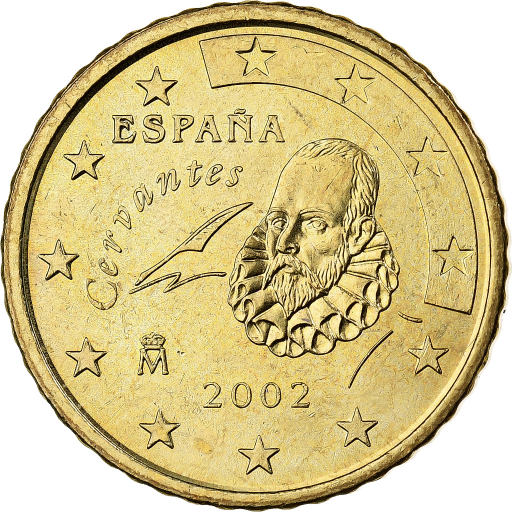 Spain, 50 Euro Cent, 2002, Madrid, Nordic gold, MS(60-62)