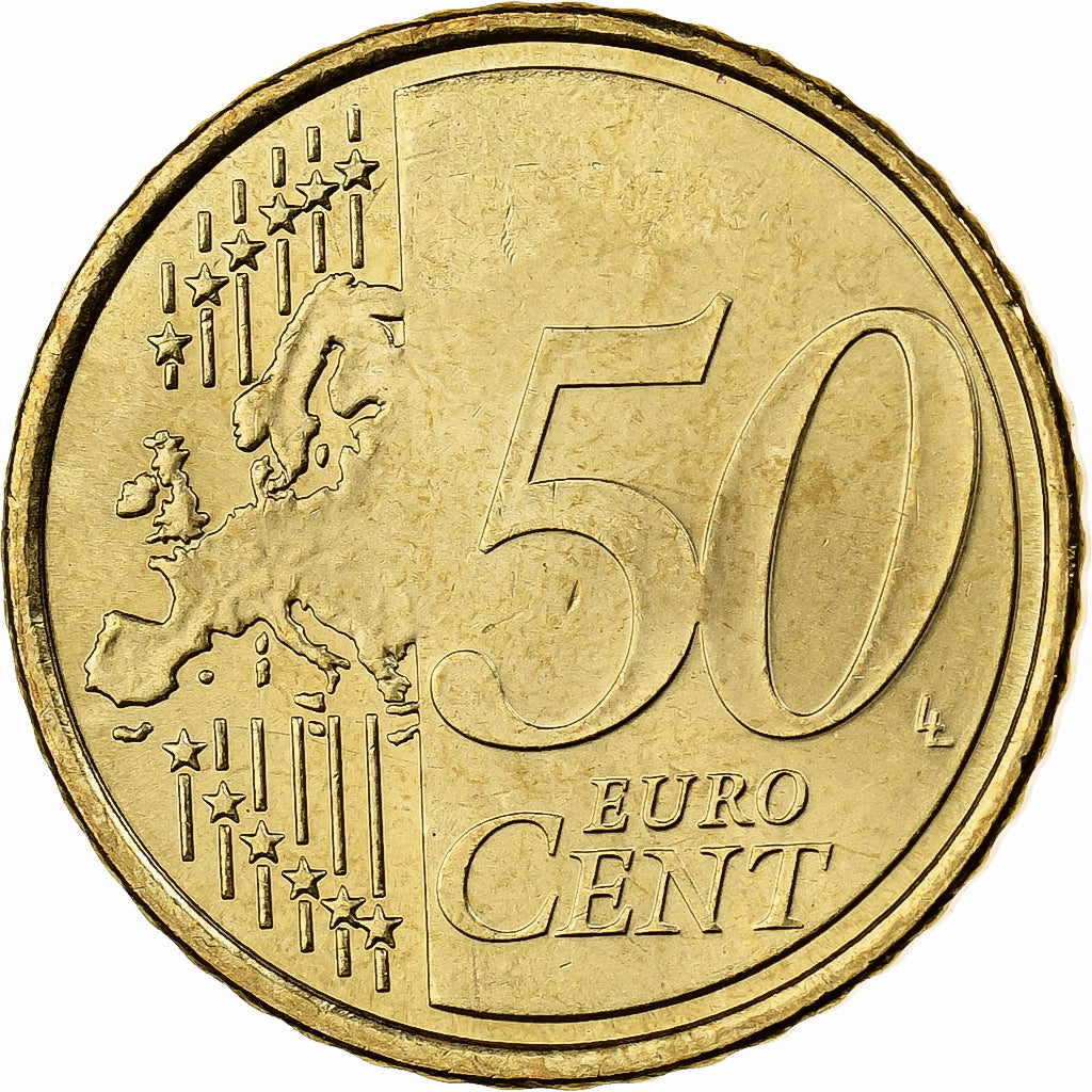 Spain, 50 Euro Cent, 2008, Madrid, Nordic gold, MS(60-62)
