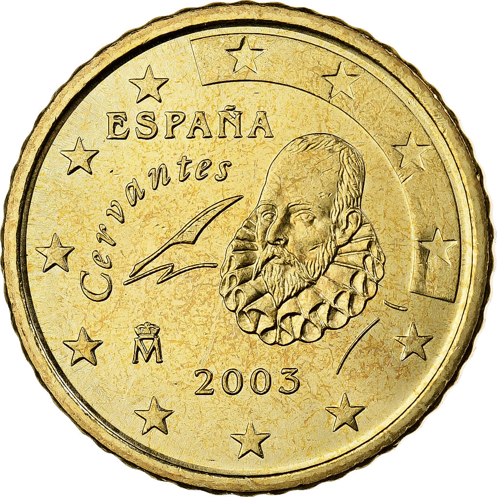 Spain, 50 Euro Cent, 2003, Madrid, Nordic gold, MS(60-62)