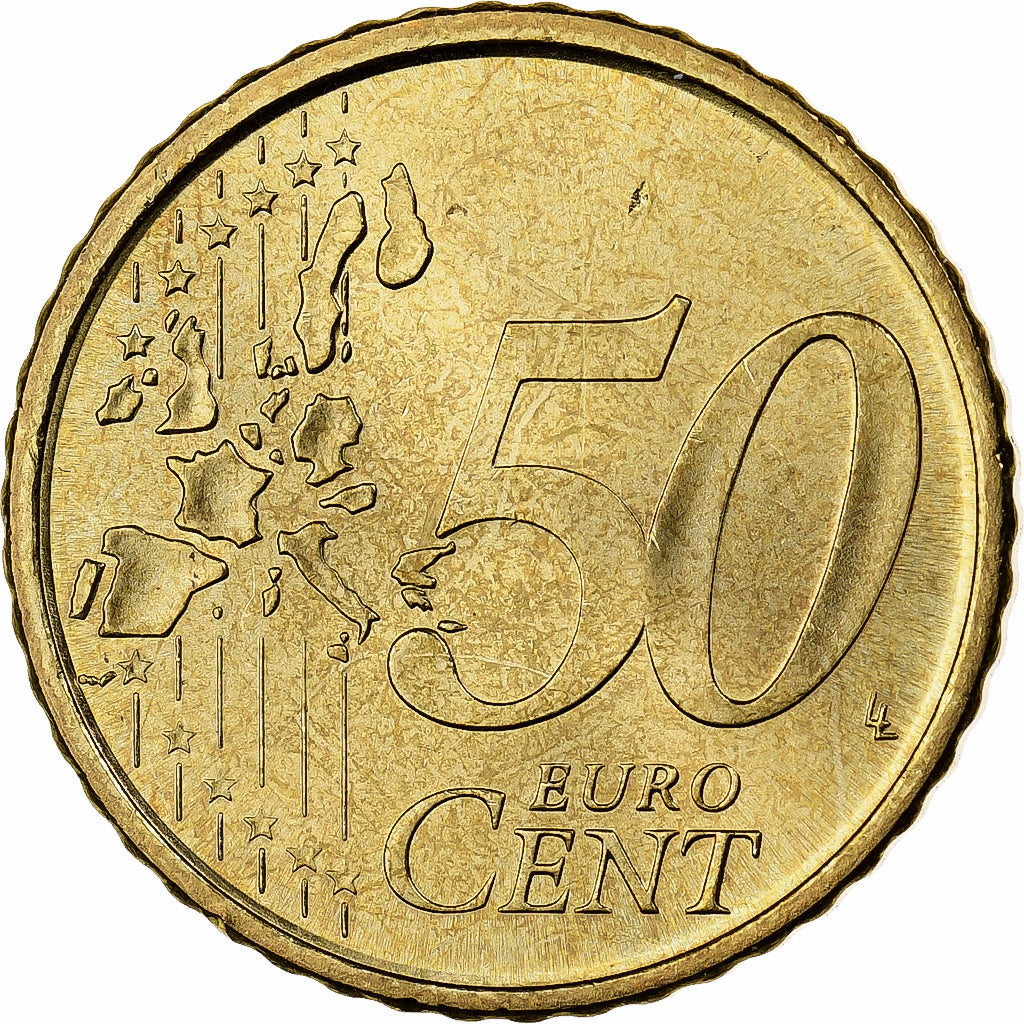 Spain, 50 Euro Cent, 2003, Madrid, Nordic gold, MS(60-62)