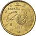 Spanje, 50 Euro Cent, 2001, Madrid, Nordic gold, PR+
