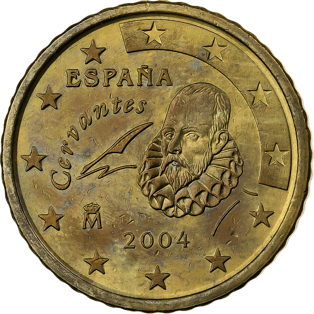 Spanje, 50 Euro Cent, 2004, Madrid, Nordic gold, PR+