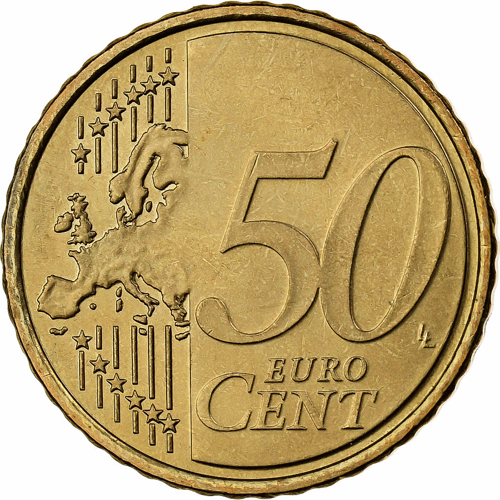 Finlandia, 50 Euro Cent, 2007, Vantaa, Nordic gold, SPL