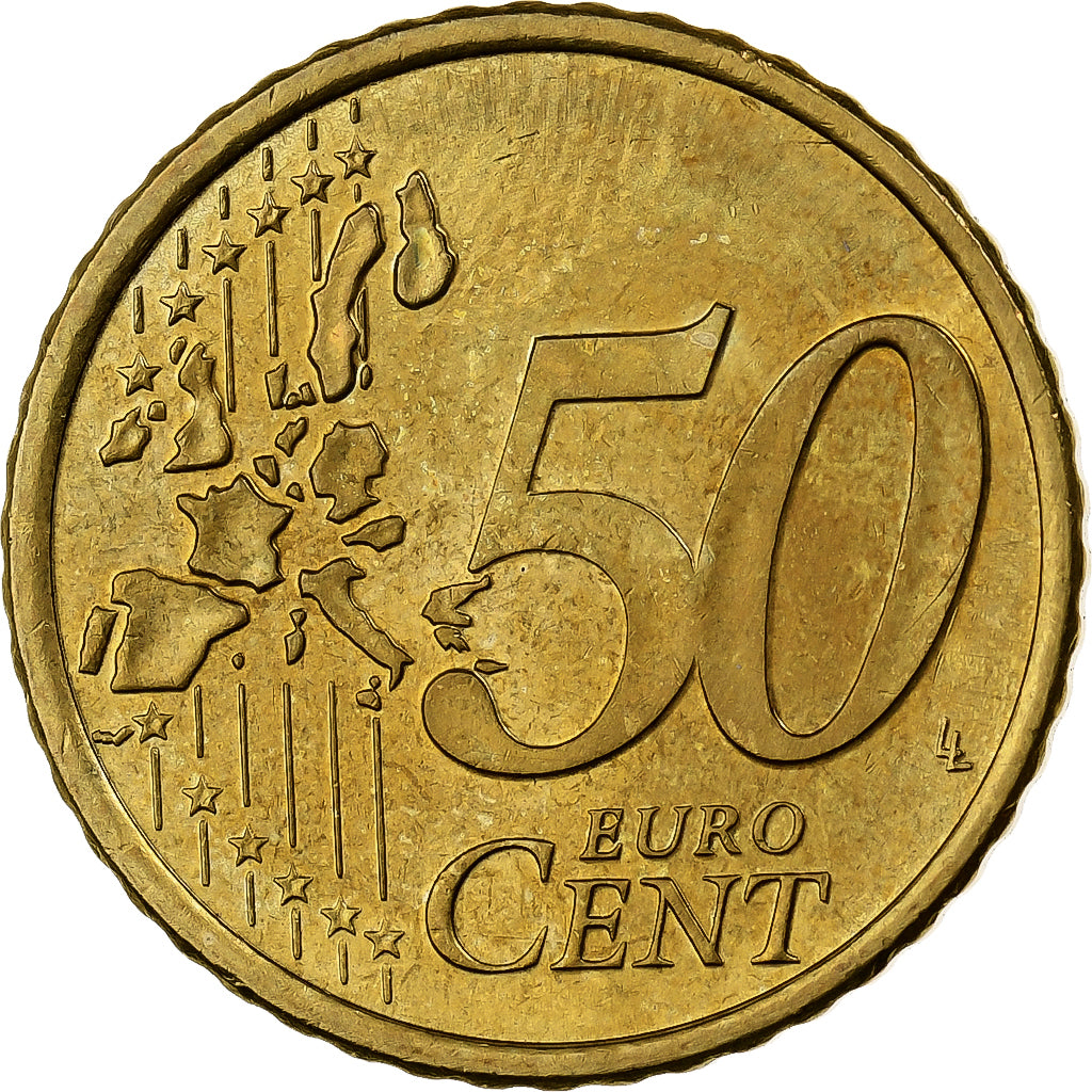 Finlandia, 50 Euro Cent, 2000, Vantaa, Nordic gold, MS(60-62)