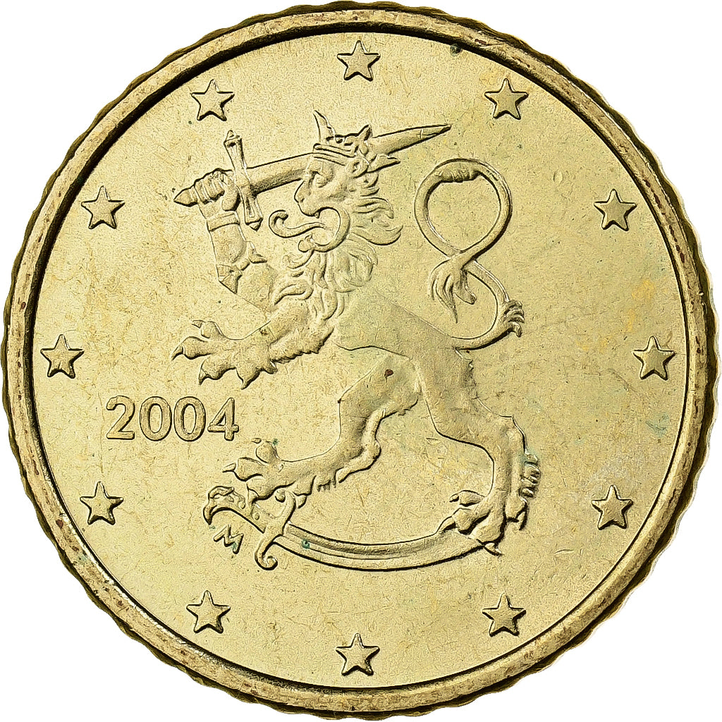Finlandia, 50 Euro Cent, 2004, Vantaa, Nordic gold, SPL