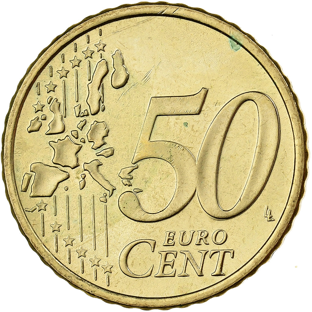 Finlandia, 50 Euro Cent, 2004, Vantaa, Nordic gold, SPL