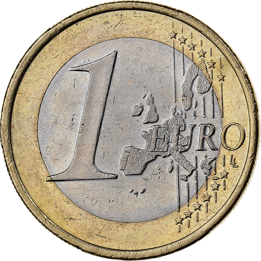 Alemanha, 1 Euro, 2002, Berlin, Bimetálico, MS(60-62)