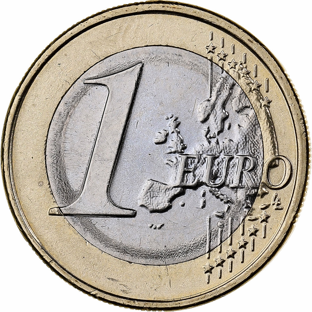 Griekenland, 1 Euro, 2008, Athens, Bi-Metallic, PR+