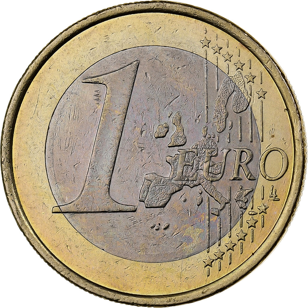 Alemanha, 1 Euro, 2002, Hambourg, Bimetálico, MS(60-62)