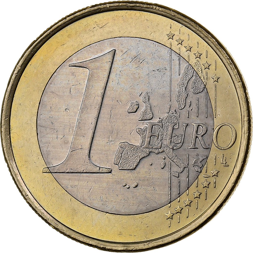 Alemanha, 1 Euro, 2002, Stuttgart, Bimetálico, MS(60-62)