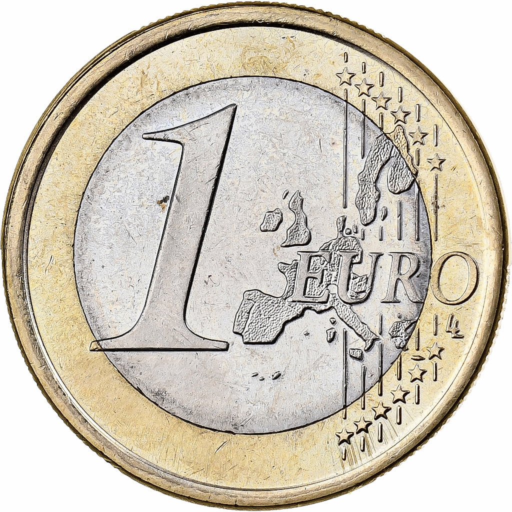 Spanje, 1 Euro, 2003, Madrid, Bi-Metallic, PR+