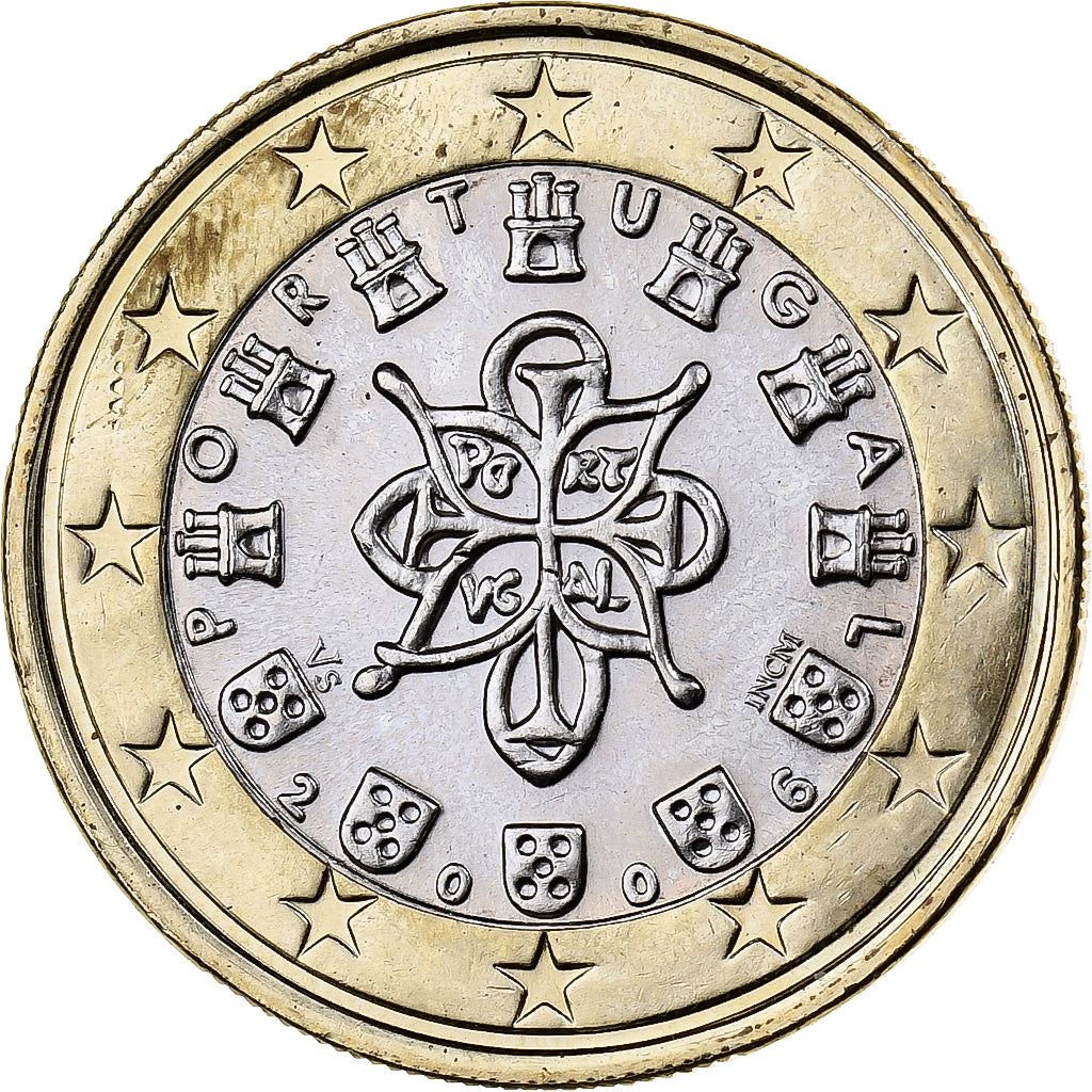 Portugal, 1 Euro, 2006, Lisbon, Bi-Metallic, PR+