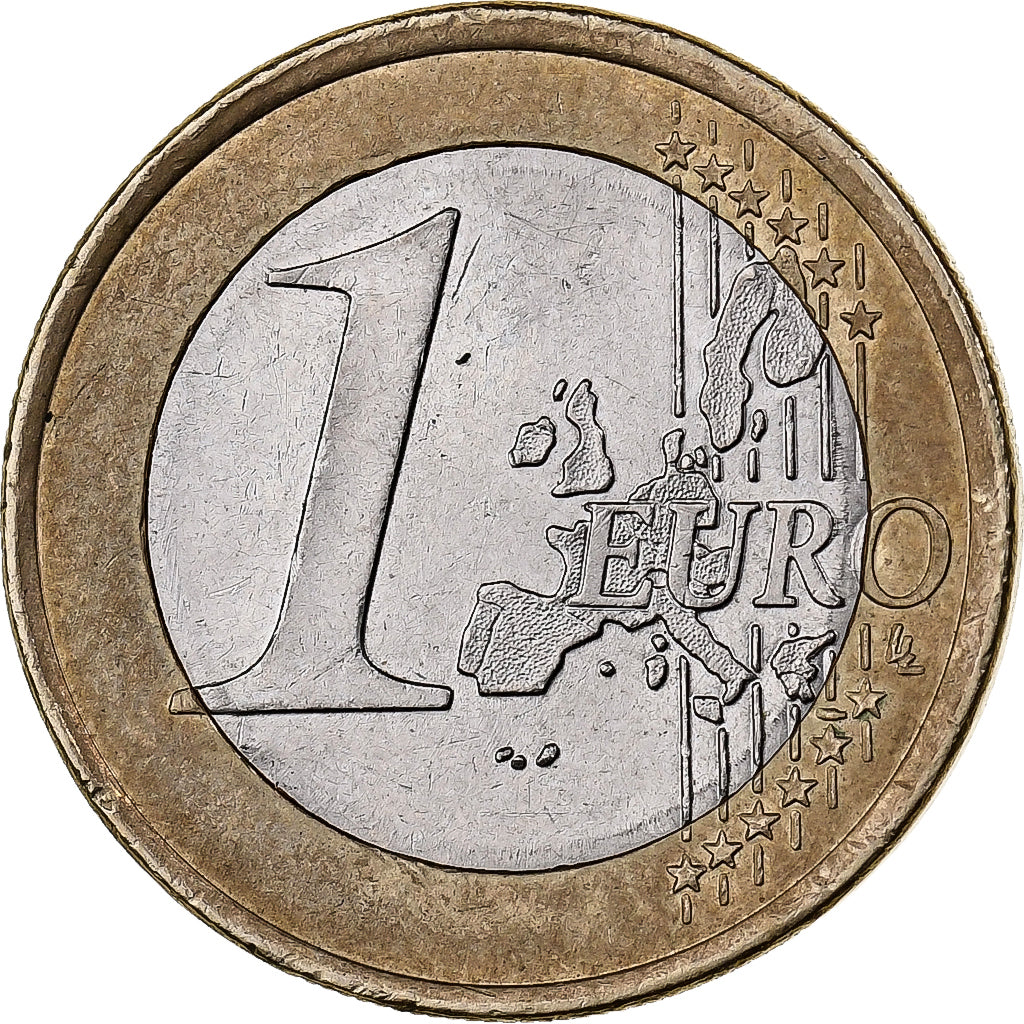 Francia, 1 Euro, 2001, Paris, Bimetálico, EBC+