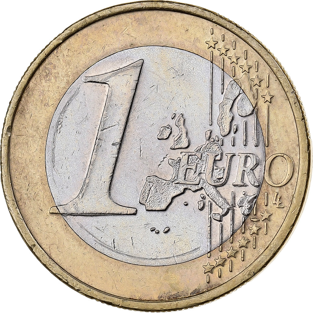 Oostenrijk, 1 Euro, 2002, Vienna, Bi-Metallic, PR+