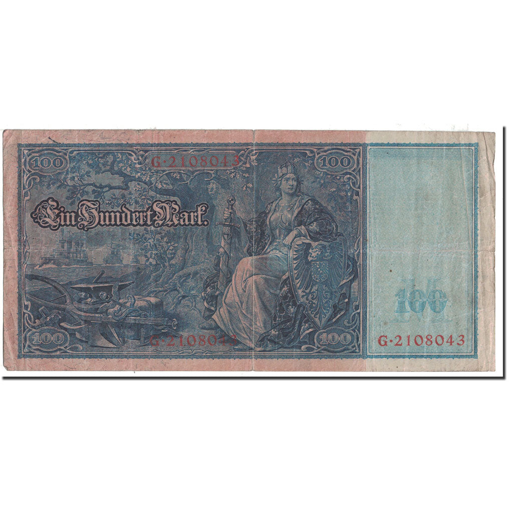 Banknote, Germany, 100 Mark, 1910, 1910-04-21, KM:42, VF(20-25)