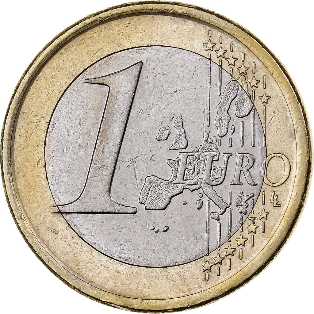 Hiszpania, 1 Euro, 2000, Madrid, Bimetaliczny, MS(60-62)