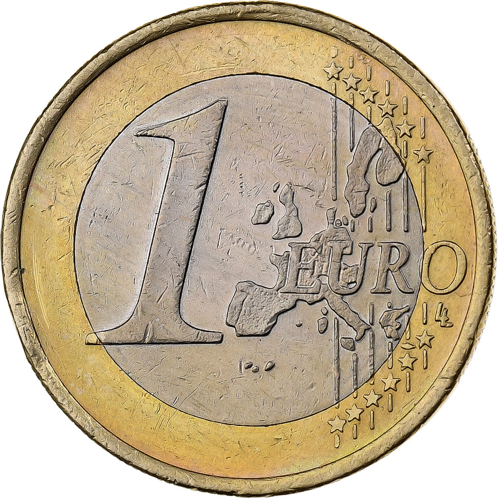 Duitsland, 1 Euro, 2002, Munich, Bi-Metallic, PR+