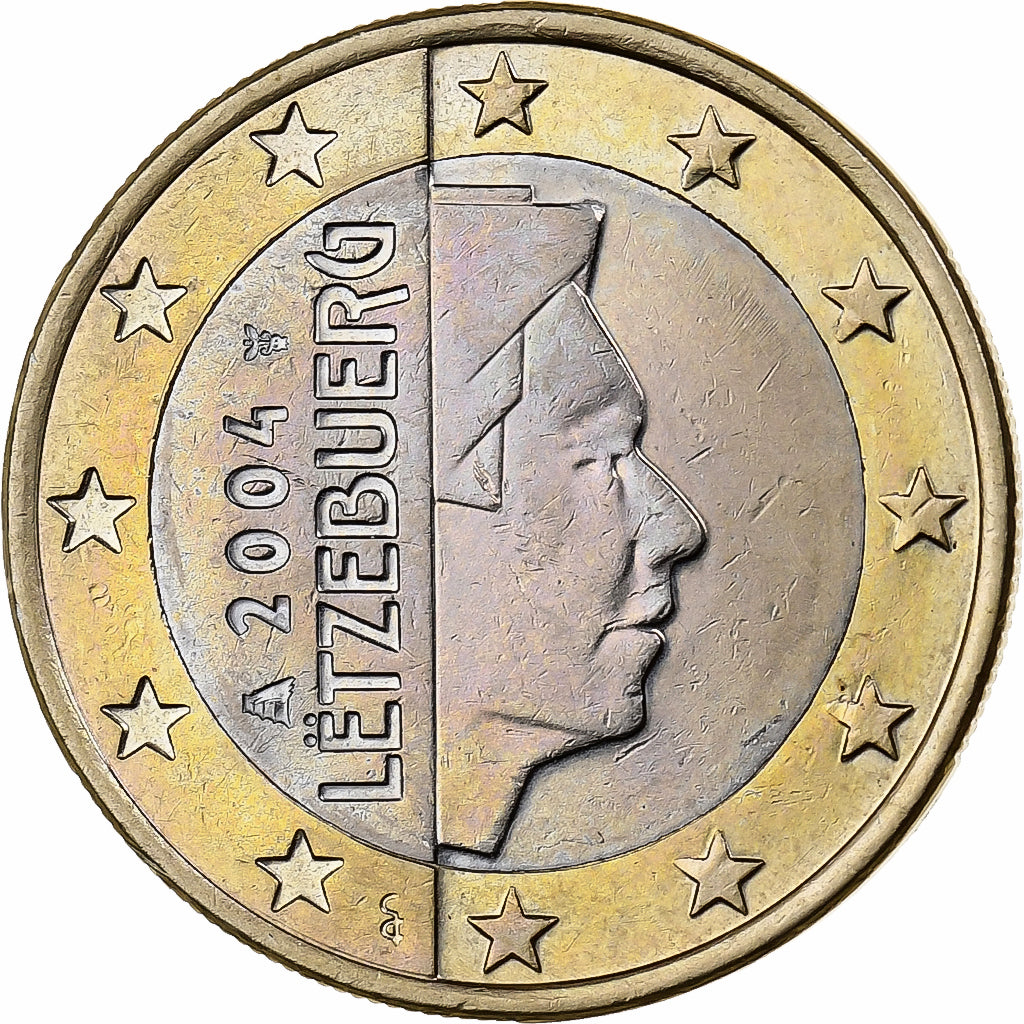 Luxemburgo, 1 Euro, 2004, Utrecht, Bimetálico, MS(60-62)