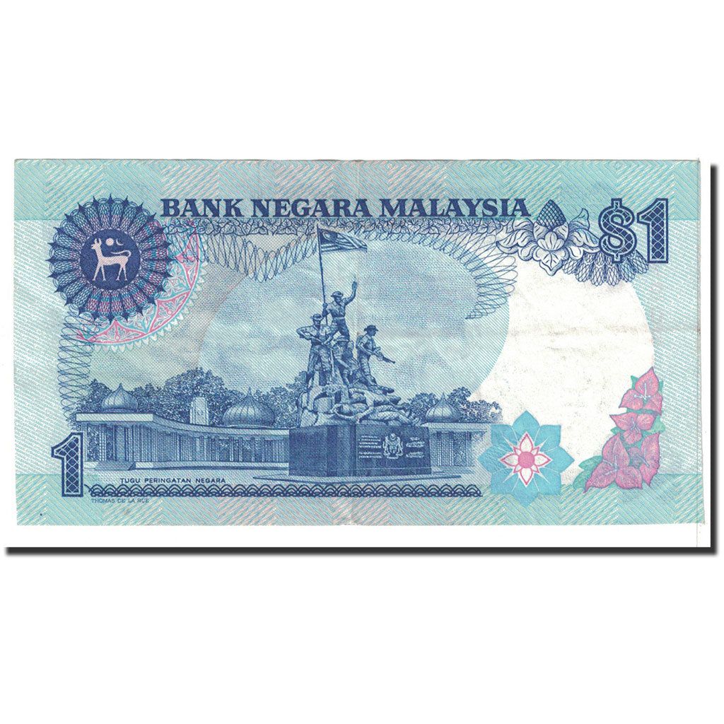 Banknote, Malaysia, 1 Ringgit, 1986, Undated, KM:27A, EF(40-45)