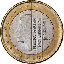 Países Bajos, 1 Euro, 2000, Utrecht, Bimetálico, EBC+