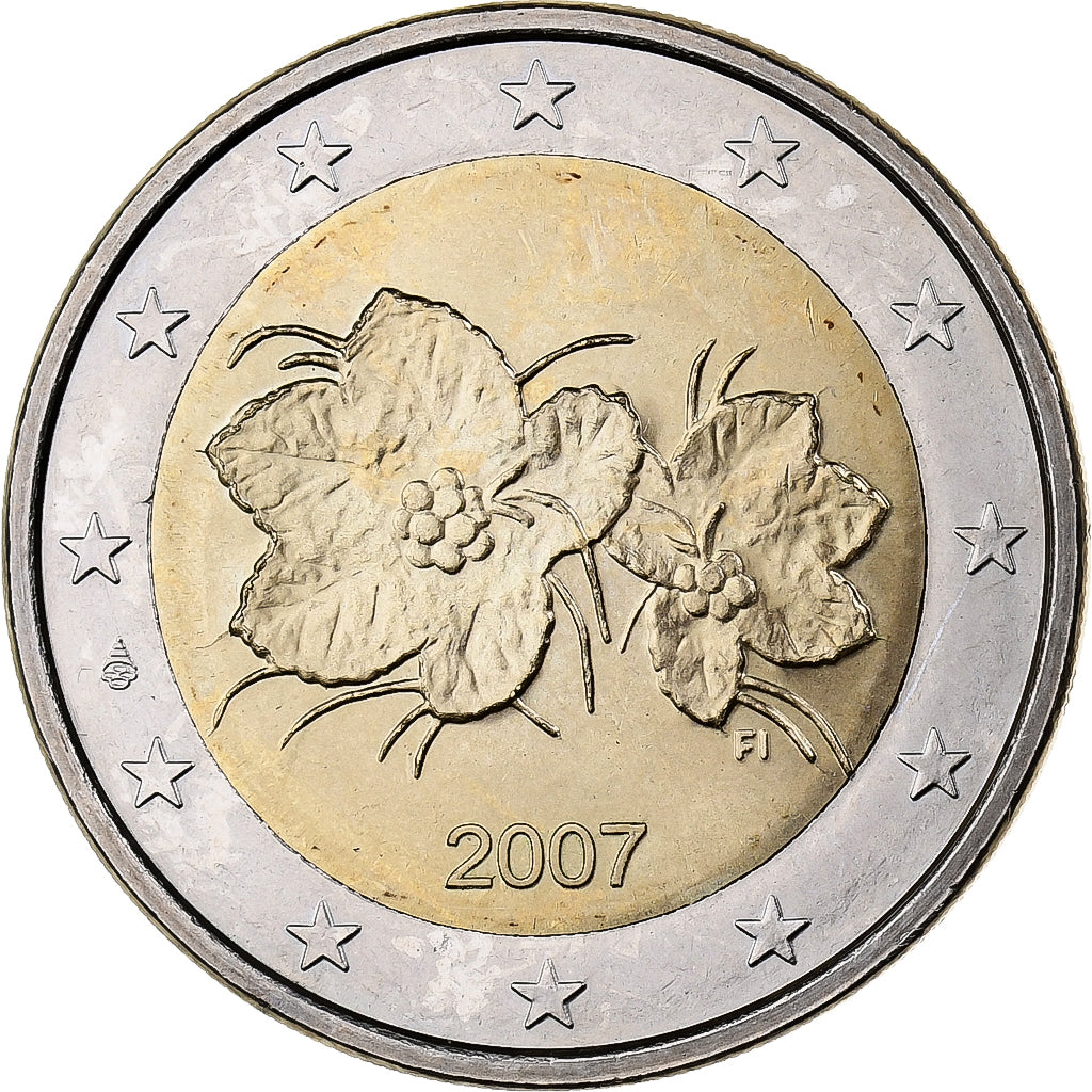 Finland, 2 Euro, 2007, Vantaa, Bi-Metallic, PR+