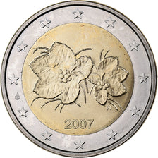 Finland, 2 Euro, 2007, Vantaa, Bi-Metallic, PR+