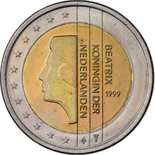 Netherlands, 2 Euro, 1999, Utrecht, Bi-Metallic, MS(60-62)
