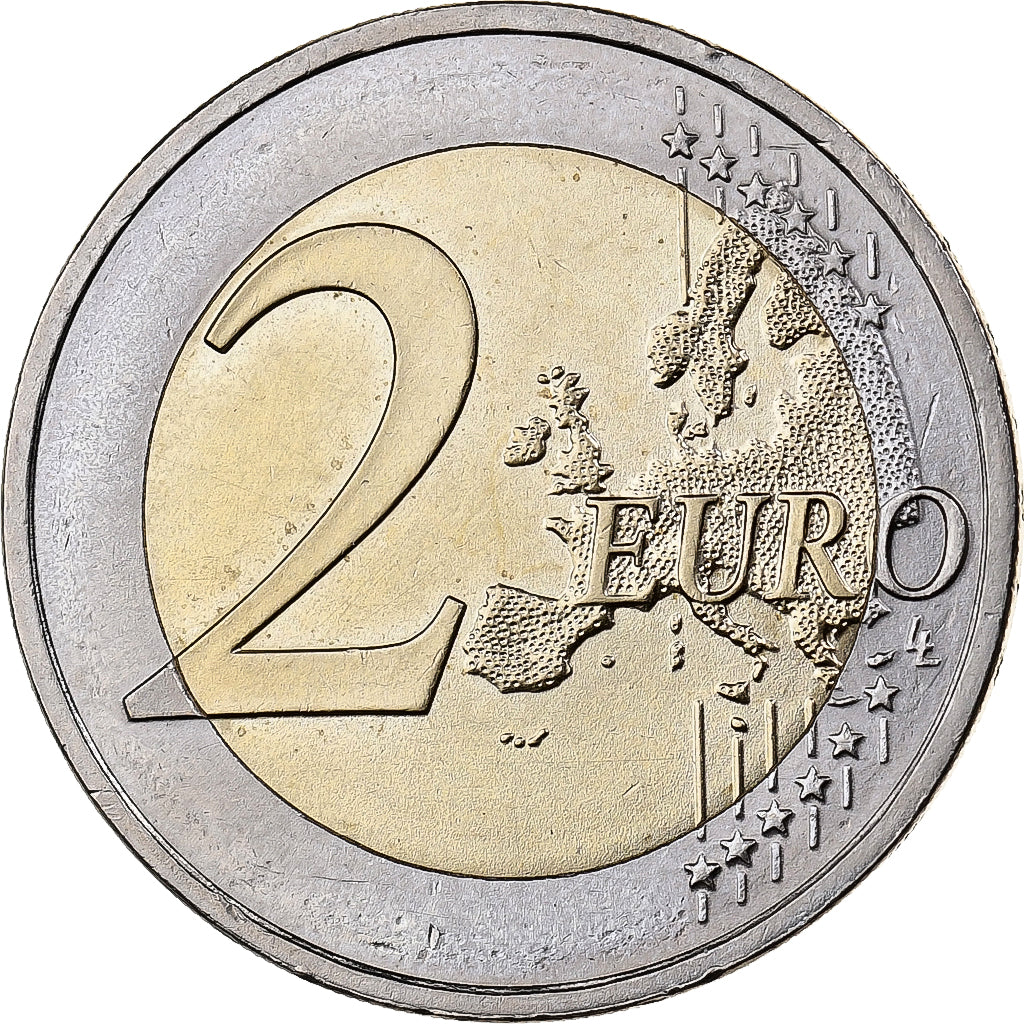 Germany, 2 Euro, 2008, Hambourg, Bi-Metallic, MS(60-62)