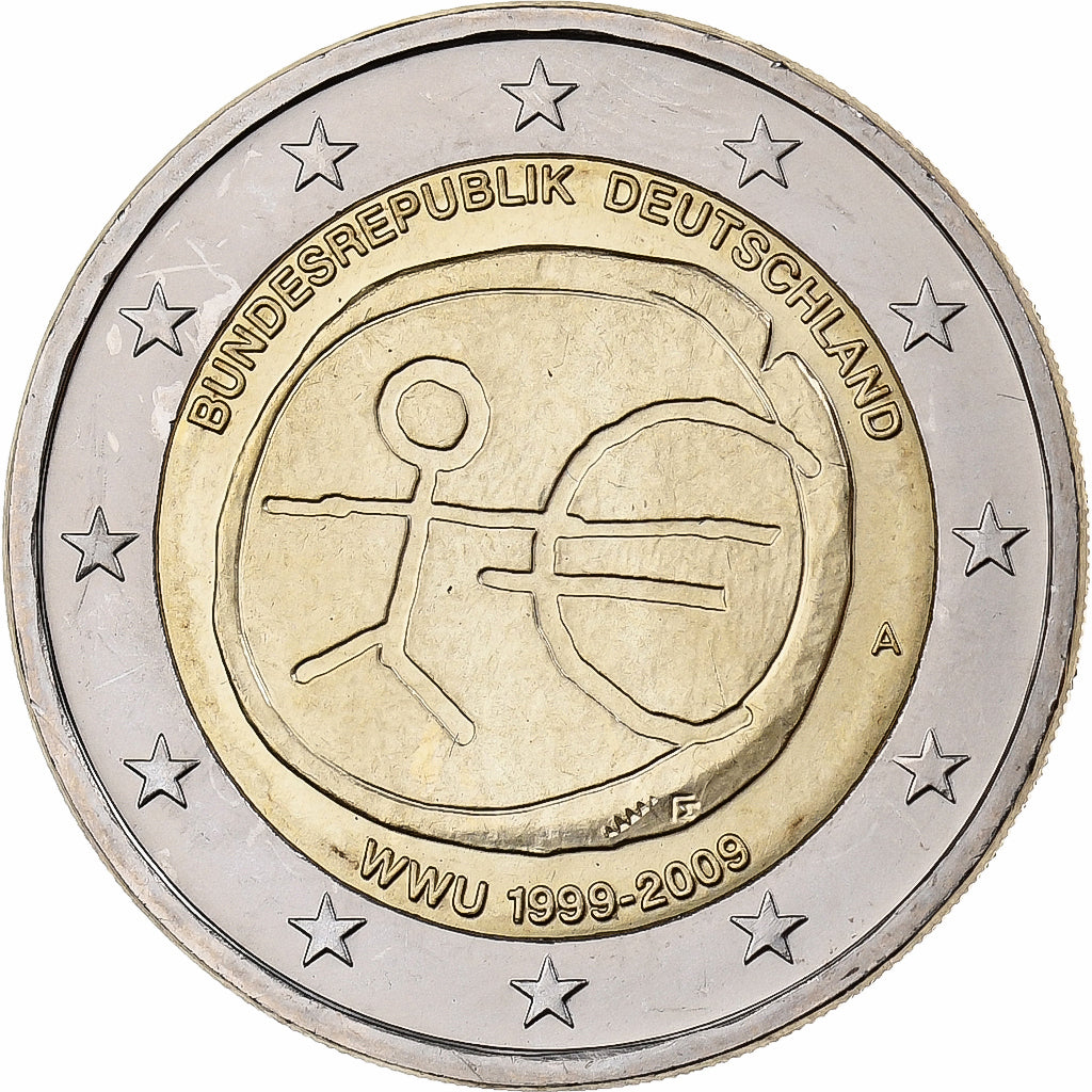 Germania, 2 Euro, 2009, Berlin, Bi-metallico, SPL