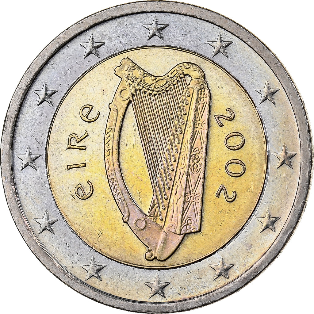 Ireland, 2 Euro, 2002, Dublin, Bi-Metallic, MS(60-62)