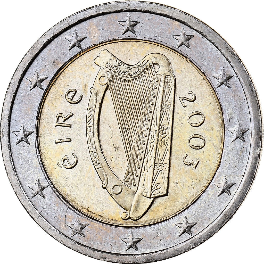 Ireland, 2 Euro, 2003, Dublin, Bi-Metallic, MS(60-62)