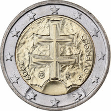 Slovakia, 2 Euro, 2009, Kremnica, Bi-Metallic, MS(60-62)