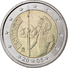 Spagna, 2 Euro, 2005, Madrid, Bi-metallico, SPL