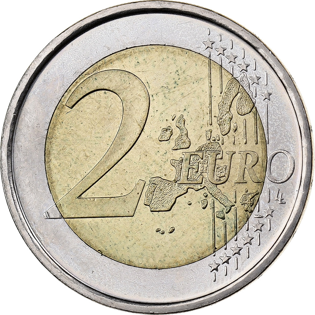 Spagna, 2 Euro, 2005, Madrid, Bi-metallico, SPL