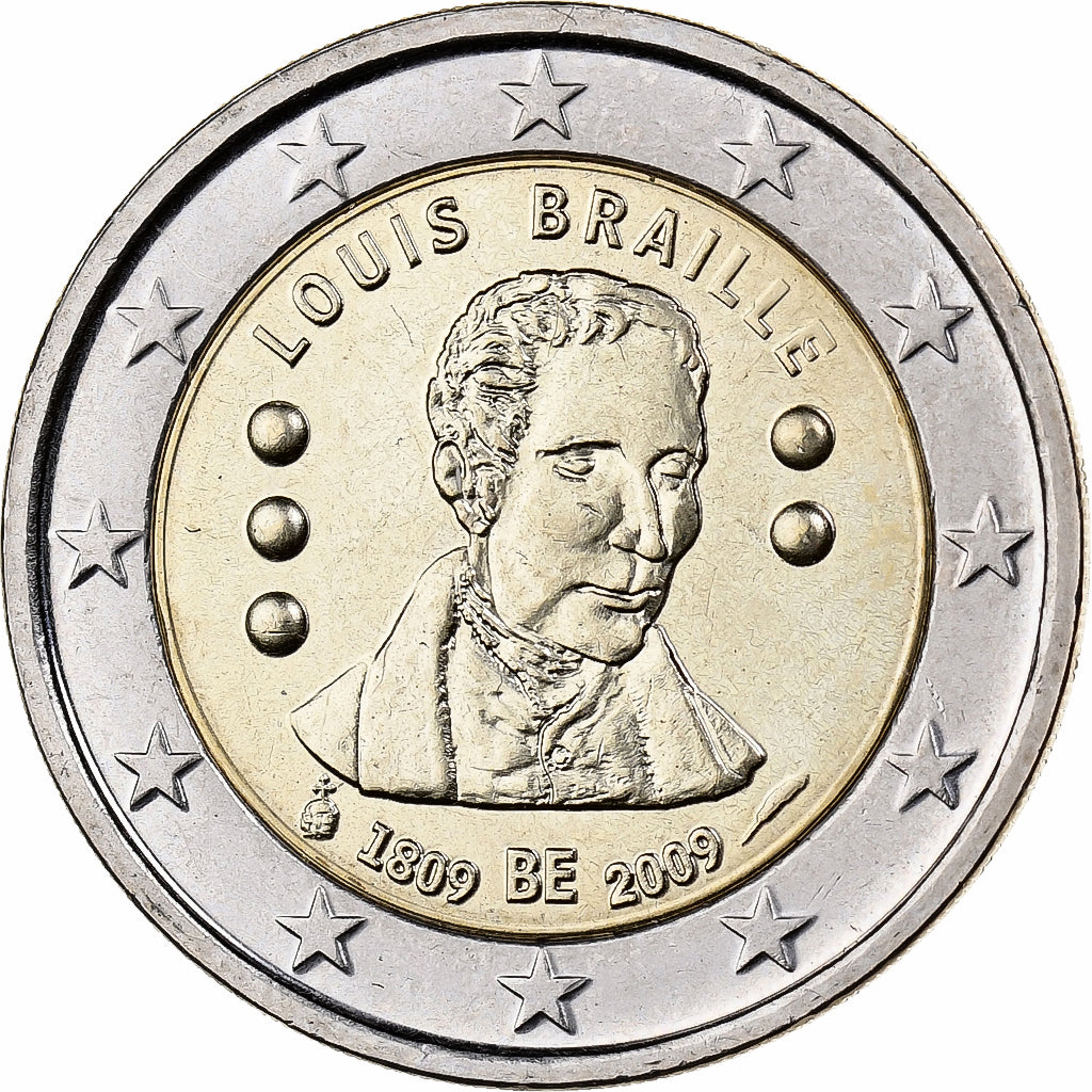 Belgio, 2 Euro, 2009, Brussels, Bi-metallico, SPL