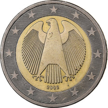 Deutschland, 2 Euro, 2002, Hambourg, Bi-Metallic, VZ+