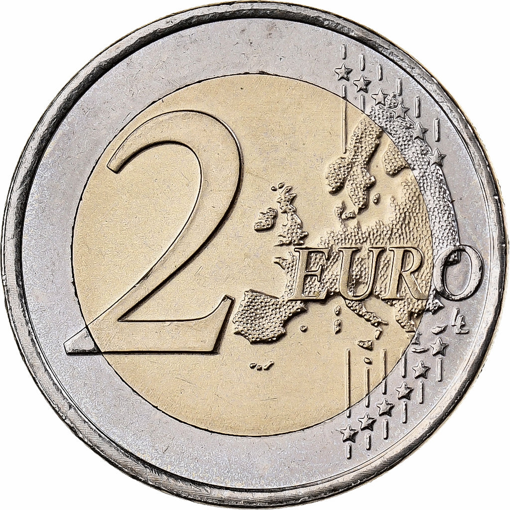Netherlands, 2 Euro, 2008, Utrecht, Bi-Metallic, MS(60-62)
