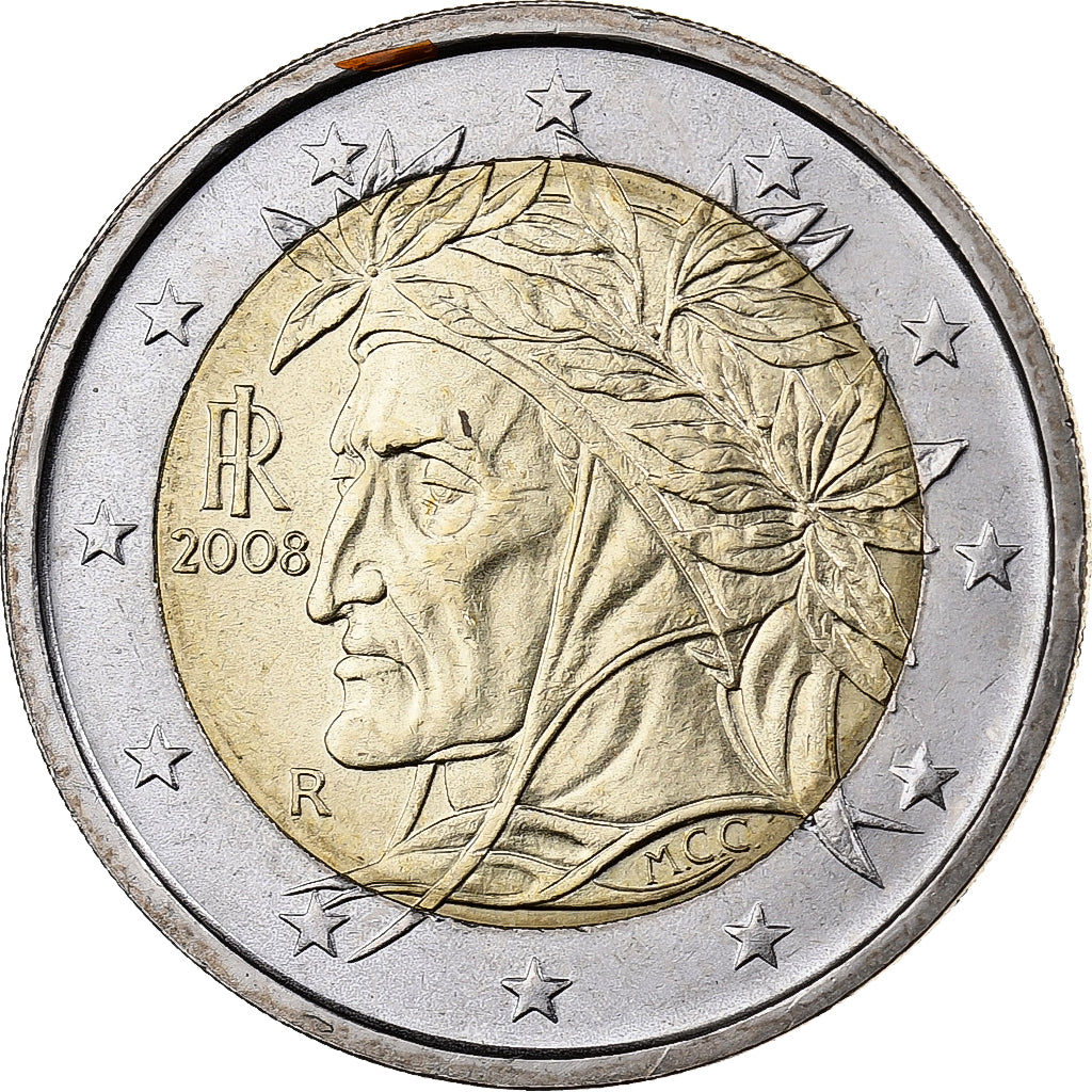 Italy, 2 Euro, 2008, Rome, Bi-Metallic, MS(60-62)