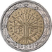 France, 2 Euro, 2001, Paris, Bi-Metallic, MS(60-62)