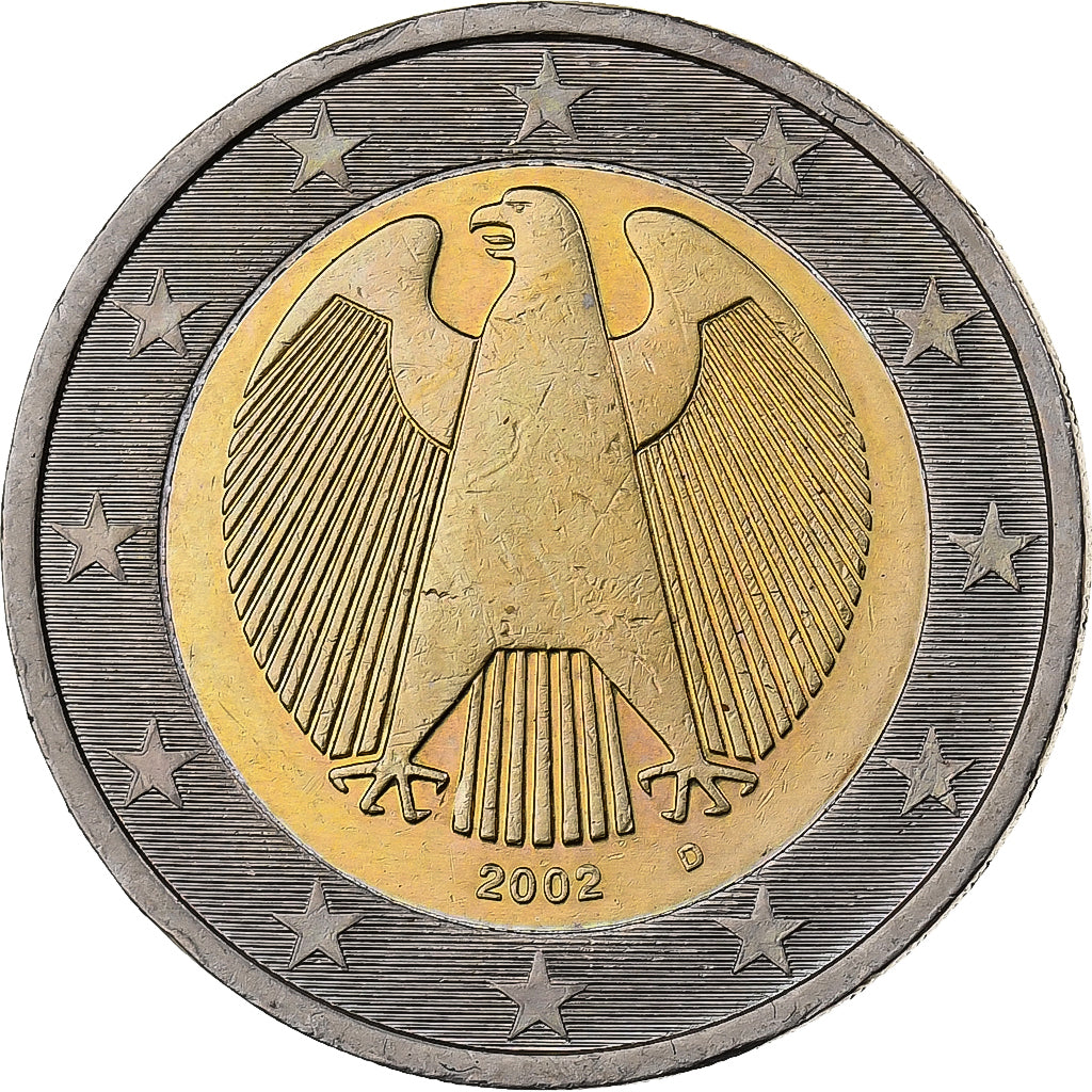 Alemanha, 2 Euro, 2002, Munich, Bimetálico, MS(60-62)