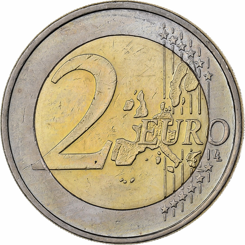 Germania, 2 Euro, 2002, Karlsruhe, Bi-metallico, SPL