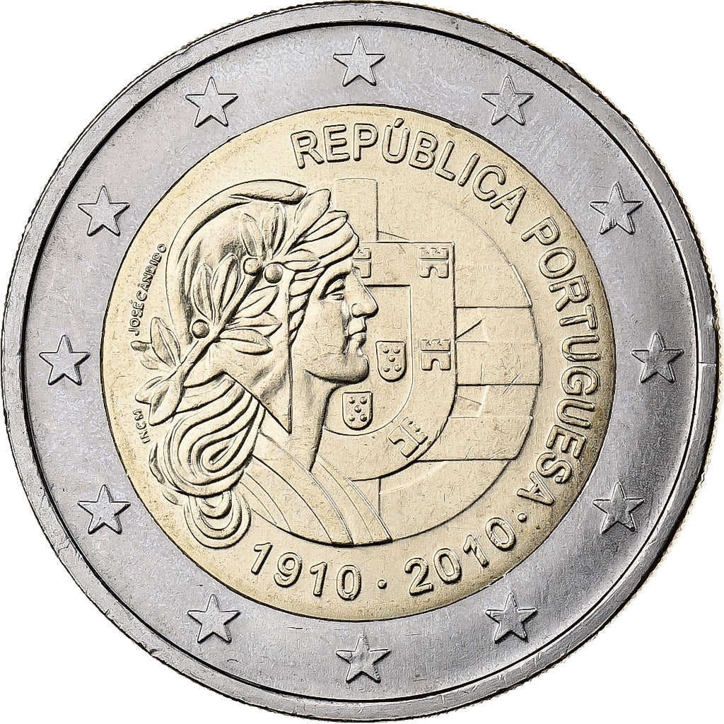 Portugal, 2 Euro, 2010, Lisbon, Bimetaliczny, MS(60-62)
